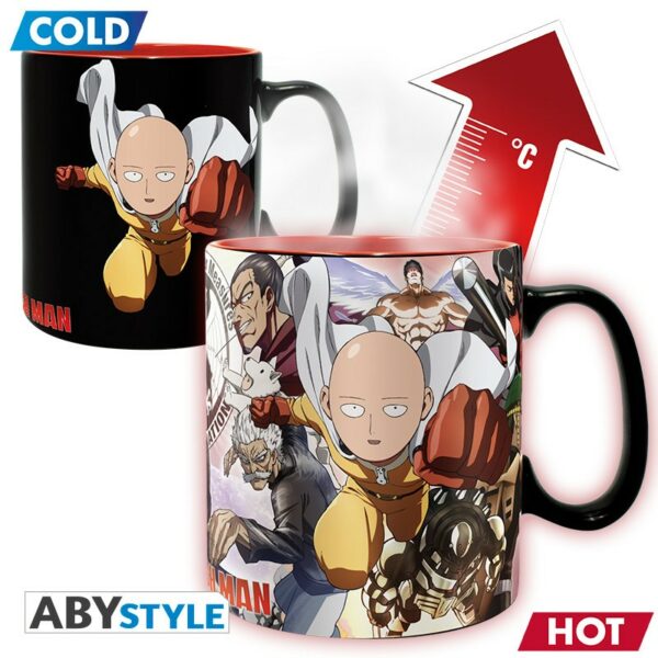 One Punch MAn - Mug Heros Thermoréactif