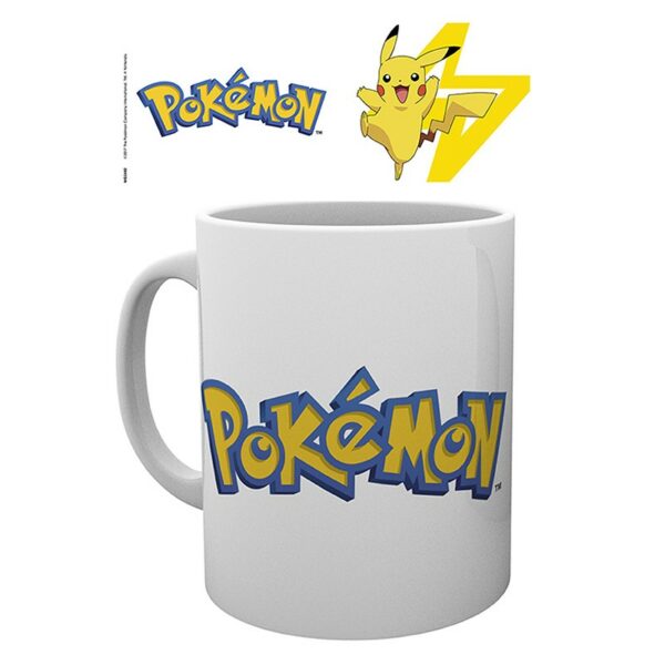 Pokemon - Mug Logo & Pikachu