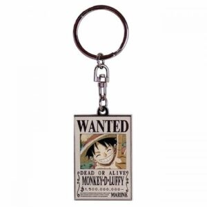 ONE PIECE - Wanted Luffy - Porte-clés en métal