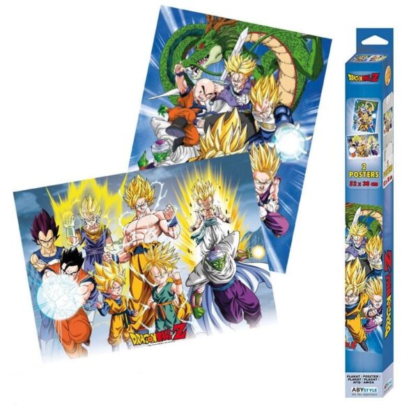 DRAGON BALL - Groupes - Set de 2 posters '52x38'