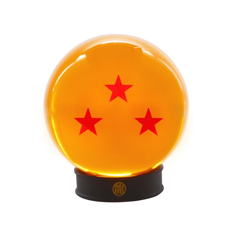 DRAGON BALL - Boule de Cristal (75mm) 3 étoiles + socle collector