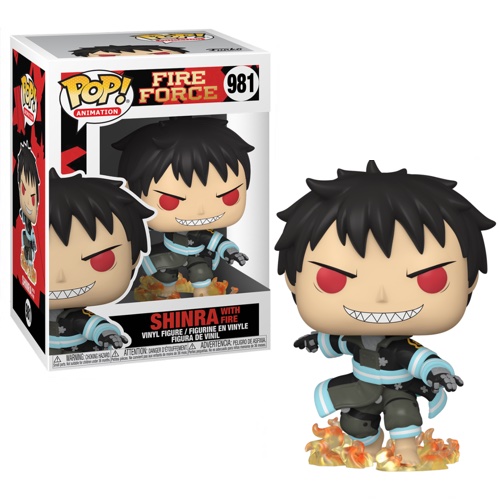 FIRE FORCE - Bobble Head POP N° 981 - Shinra w/Fire