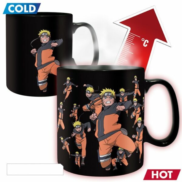 NARUTO SHIPPUDEN - Mug thermoréactif - 460 ml - Multiclonage