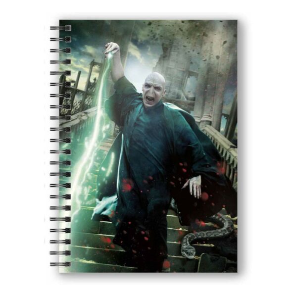 HARRY POTTER - Effet 3D - Voldemort - Carnet