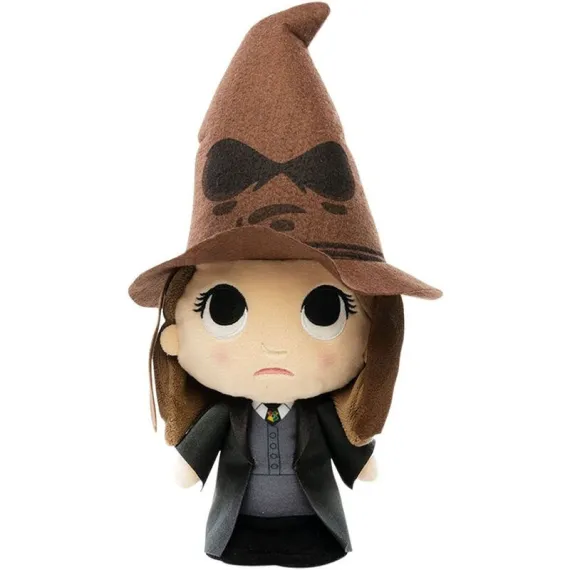 Petite peluche Hermione Granger avec le Choixpeau Magique