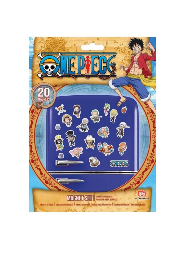 ONE PIECE - Chibi - Set de 20 magnets