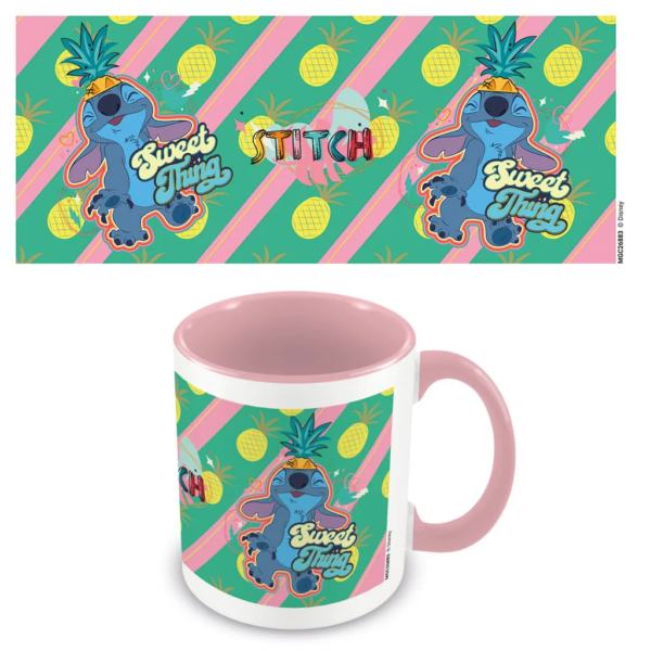 LILO ET STITCH - Tu es ma préférée - Mug intérieur coloré 315ml