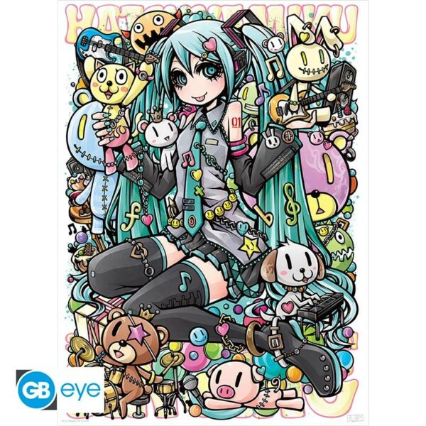 HATSUNE MIKU - Set 2 Chibi Posters - Series 2 (52x38) x4 – Image 2