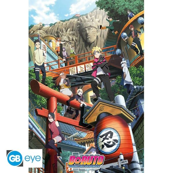 BORUTO - Poster "Groupe Konoha" (91.5x61)