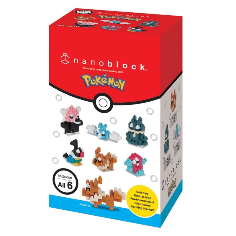 POKEMON - Nanoblock - Coffret Pokémon Mininano - Type Normal