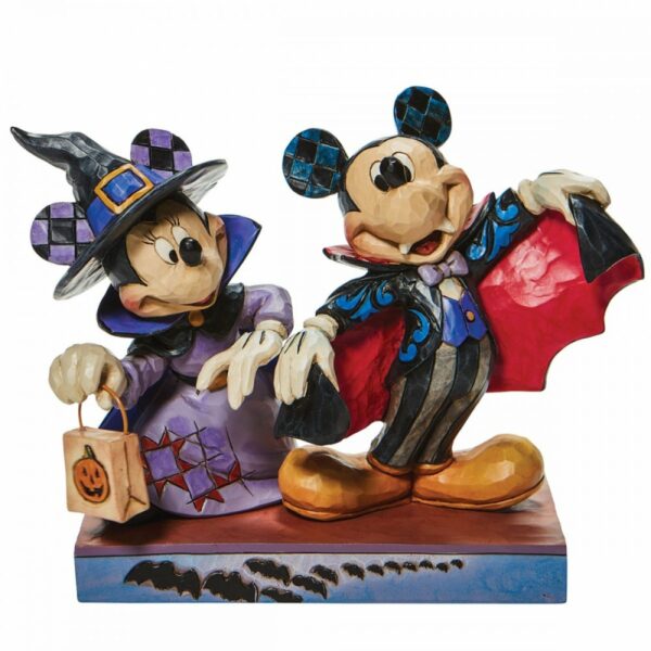 ENESCO - Mickey vampire et Minnie sorcière - Disney Traditions