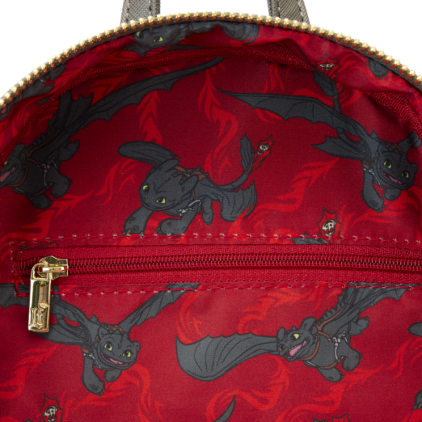 DRAGONS - Krokmou "Cosplay" - Mini Sac à dos LoungeFly – Image 4