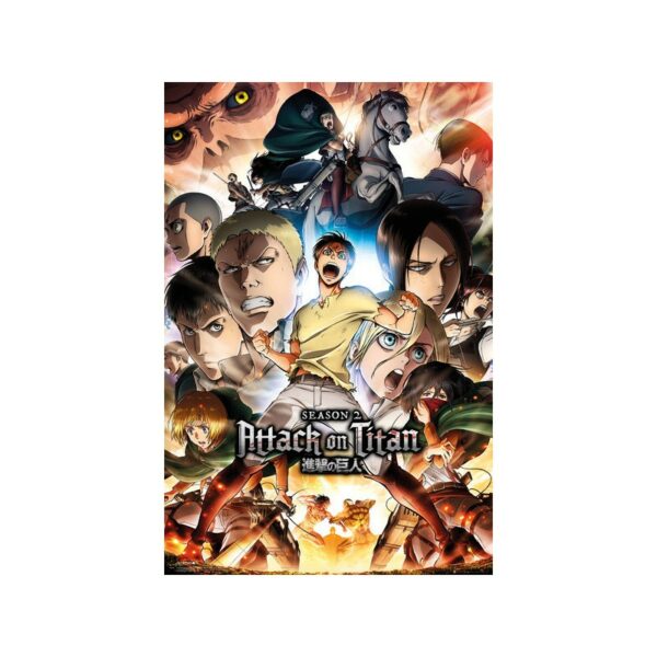 ATTACK ON TITAN - Poster Maxi 91,5x61 - S2 Key Art