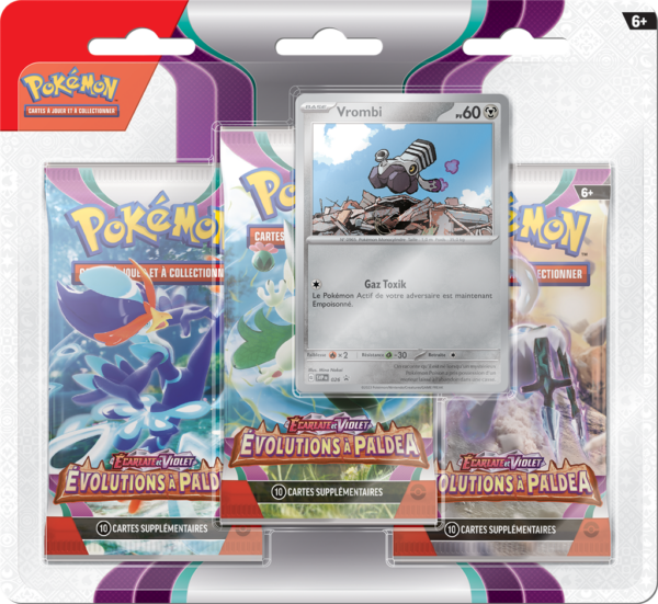 POKÉMON EV02 : PACK 3 BOOSTERS