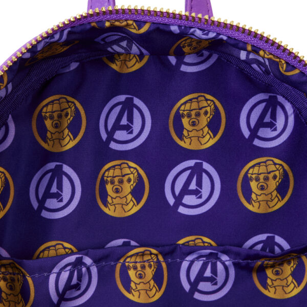 MARVEL - Shine Thanos Gauntlet - Mini Sac à Dos LoungeFly – Image 3