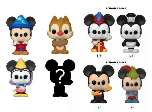 DISNEY - Bitty Pop 4 Pack 2.5cm - Mickey Sorcier – Image 2