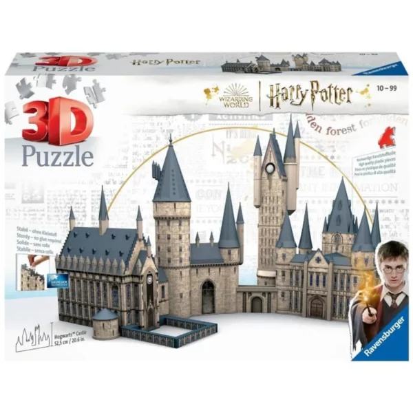 HARRY POTTER -Puzzle 3D -Poudlard Grande Salle + Tour astronomie 1000p