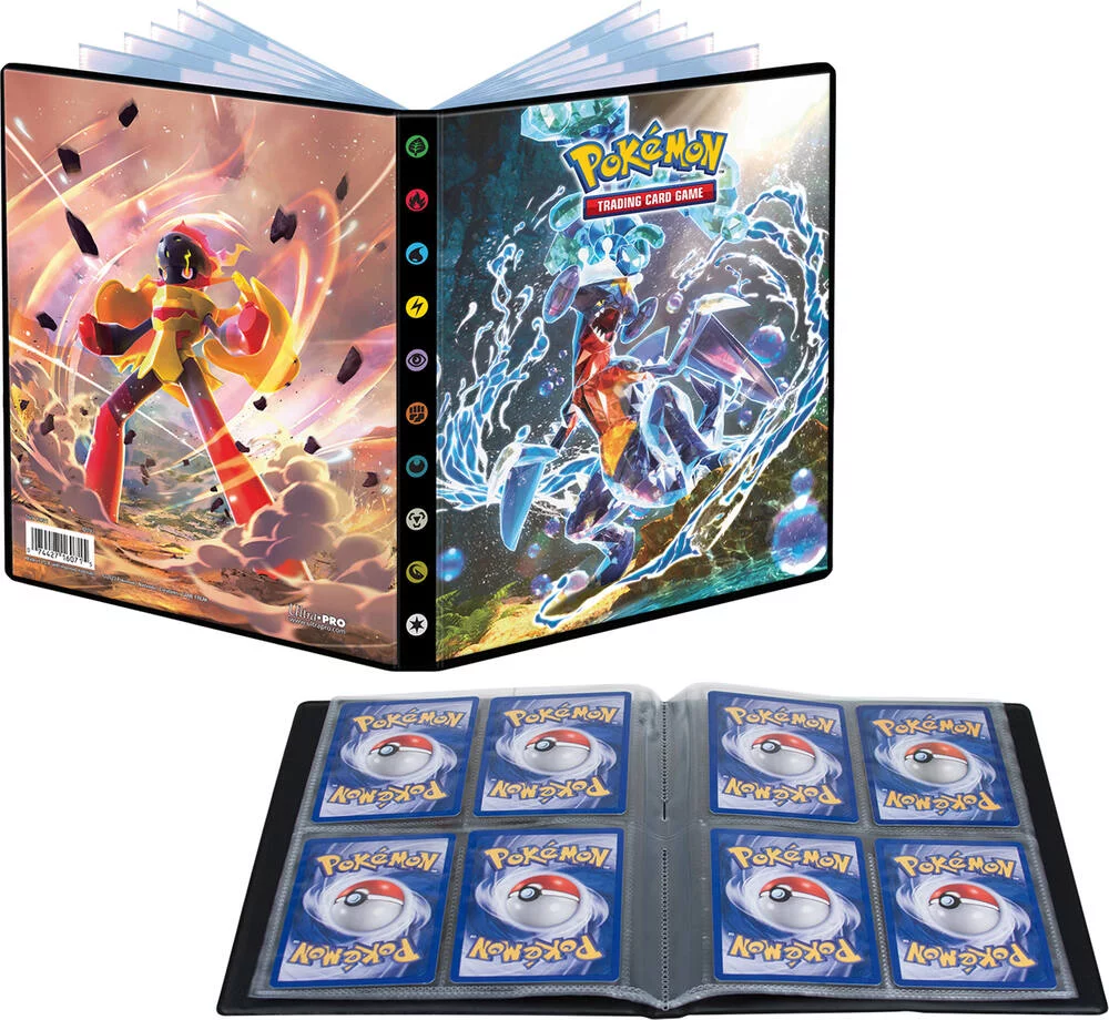 Cahier range-cartes 80 cartes Pokémon Ecarlate et Violet 04 Faille Paradoxe