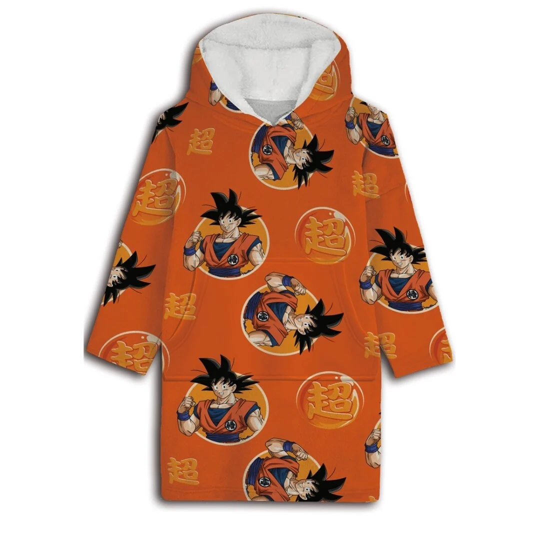 DRAGON BALL Z - Goku - Sweat Poncho - Taille Adulte