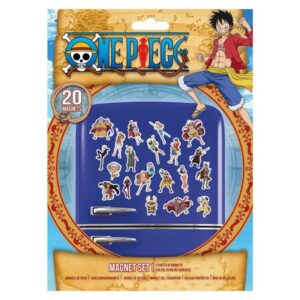 ONE PIECE - Chibi - Set de 20 magnets - Serie 2 The Great Pirate Era