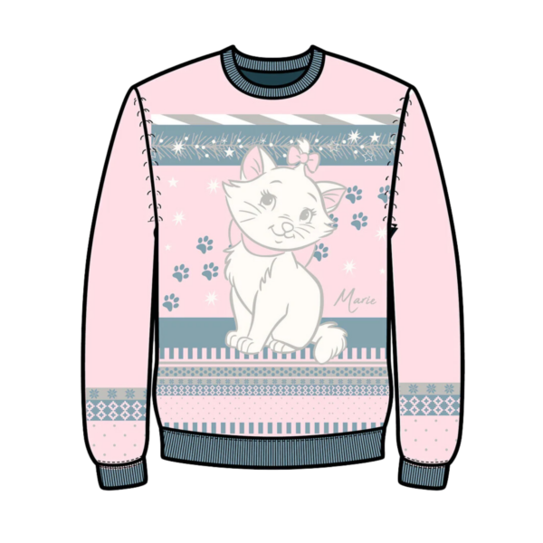 DISNEY - MARIE - LES ARISTOCHATS - PULL DE NOËL