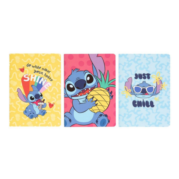 STITCH - Pack de 3 Notebooks - Format A5