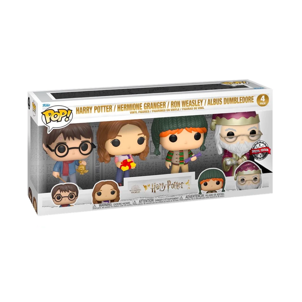 HARRY POTTER - POP - Holiday 4 PACK Sp. Edition