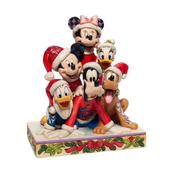 ENESCO - Figurine Mickey et ses amis fêtent Noël - Disney Traditions