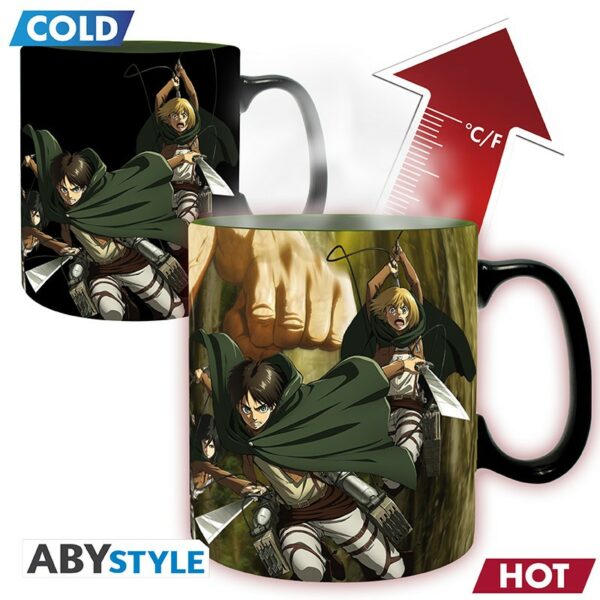 ATTACK ON TITAN - Mug Heat Change - 460 ml