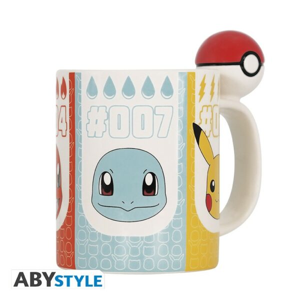 POKEMON - Mug 3D anse - Pokéball