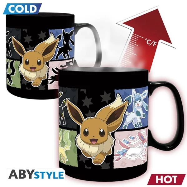 POKEMON - Mug Heat Change - 460 ml - Évoli