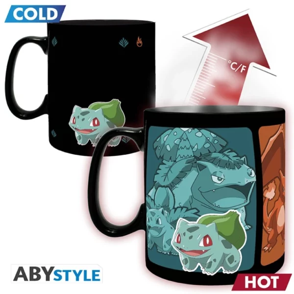 POKEMON - Mug Heat Change - 460 ml - Évolution