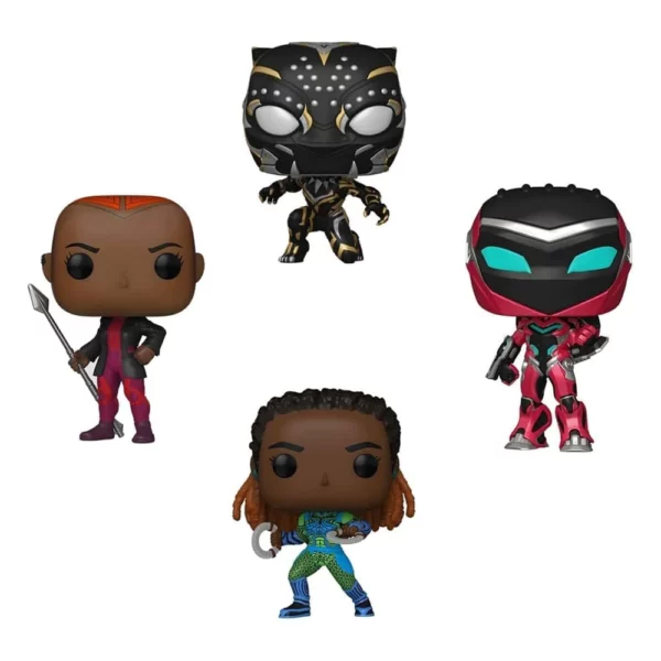 BLACK PHANTER - POP - Wakanda Forever 4 PACK Sp. Edition