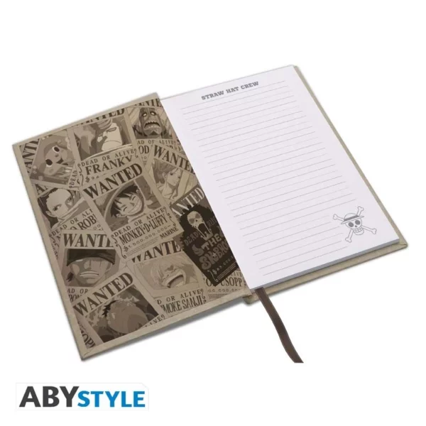 ONE PIECE - Cahier A5 "Wanted Luffy" – Image 2