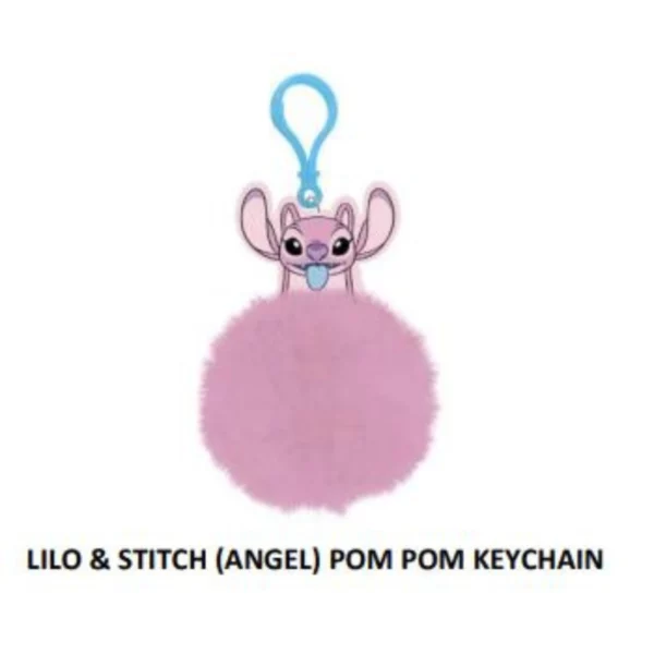 LILO & STITCH - Porte-Clés Pom Pom - Angel