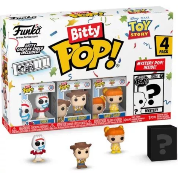 TOY STORY - Bitty Pop 4 Pack 2.5cm - Forky