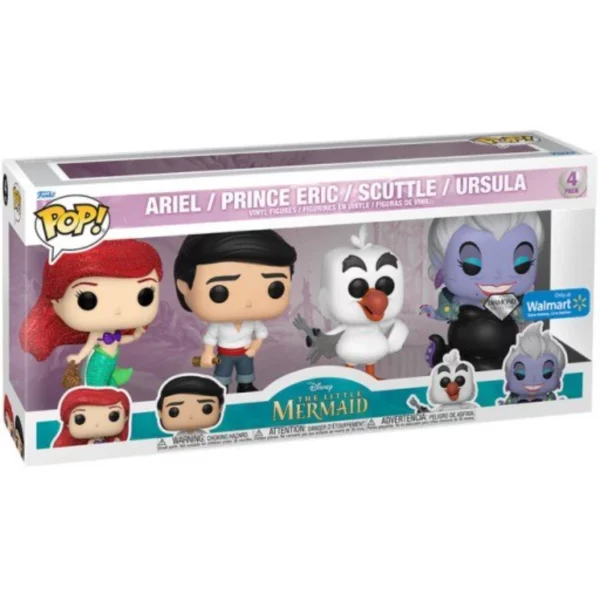 DISNEY - POP La Petite Sirène (Diamond) 4-Pack