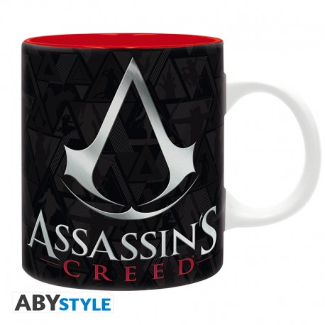ASSASSIN'S CREED - Mug - 320 ml - Crest noir & rouge - subli