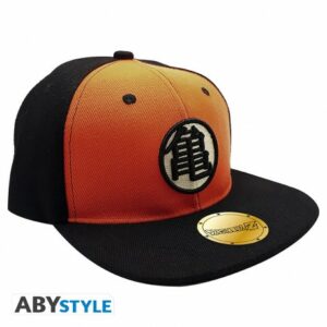 DRAGON BALL - Casquette snapback- Noir & Orange- Kame