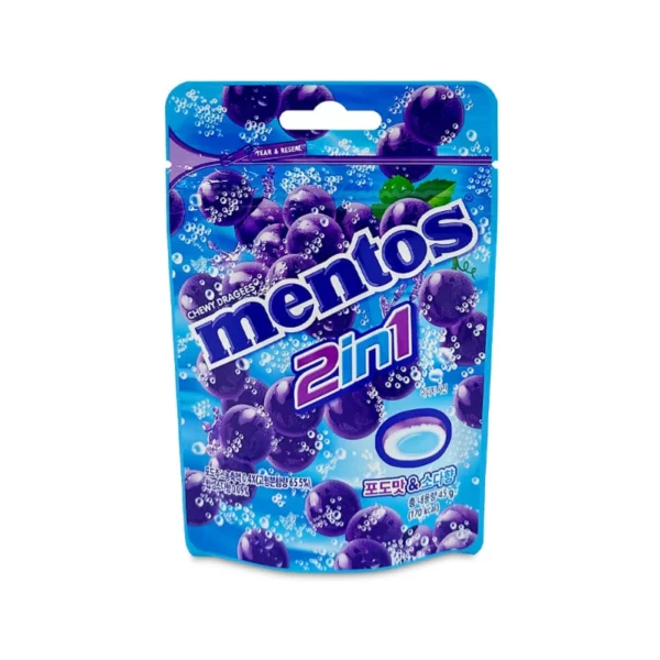 MENTOS - Grape & Soda 45g