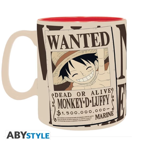 ONE PIECE - Mug - 460 ml - Luffy & Wanted