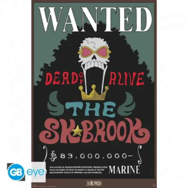 ONE PIECE Poster Wanted Brook (91,5 x 61 cm)