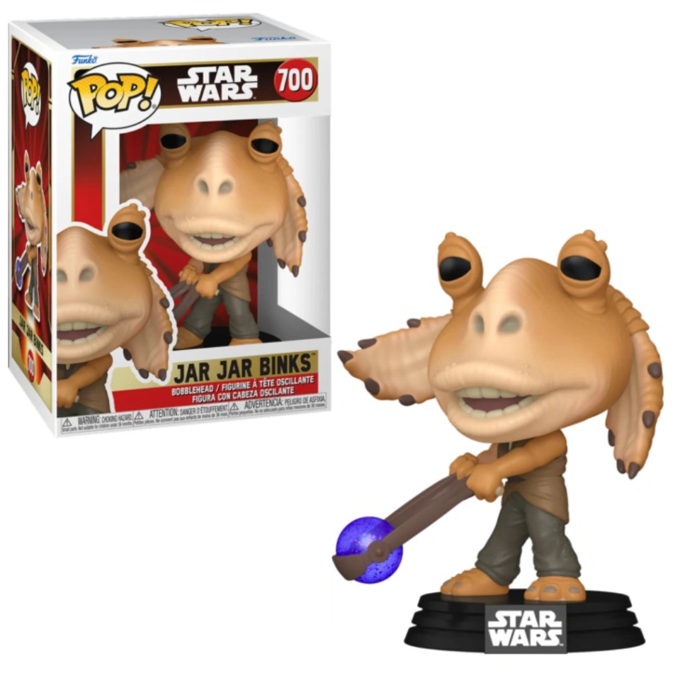 STAR WARS 1 - POP Star Wars N° 700 - Jar Jar Binks avec Boule Booma