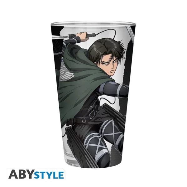 ATTACK ON TITAN - Verre XXL - 400 ml - Levi S4