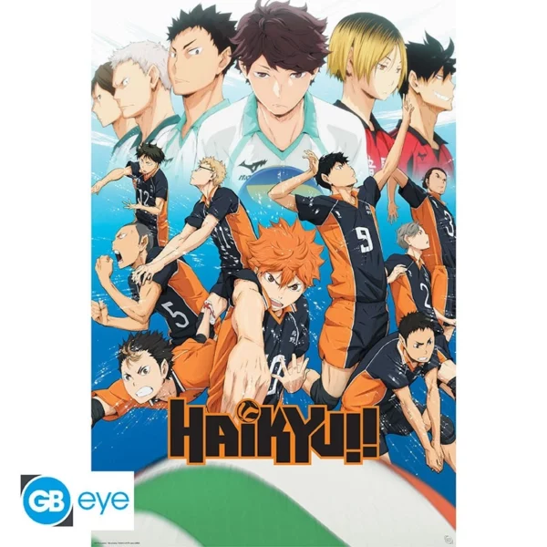 HAIKYU!! - Poster Maxi 91,5x61 - Key art saison 1