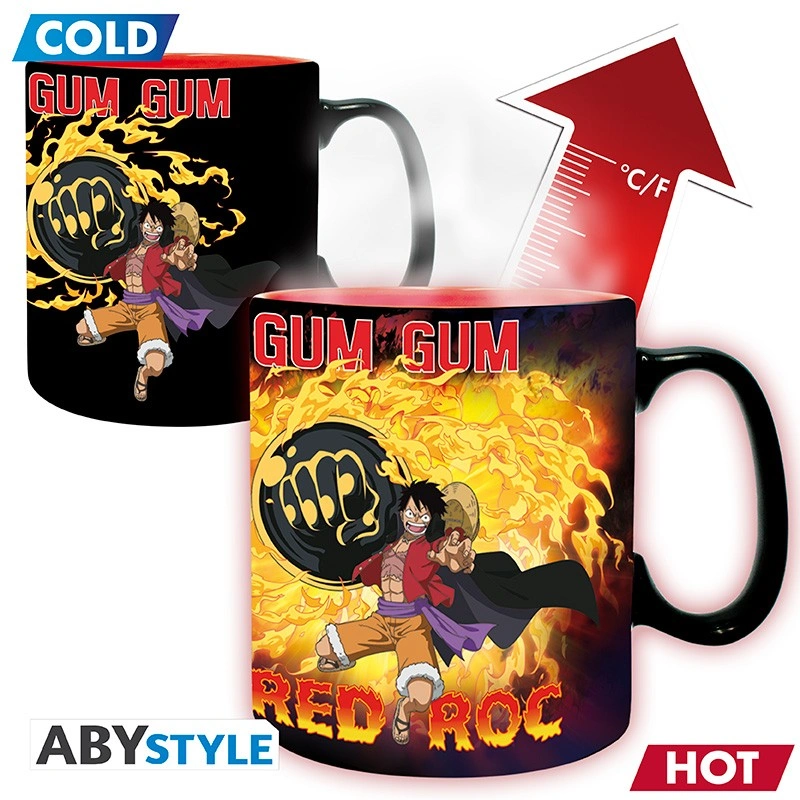ONE PIECE - Mug Heat Change - 460 ml - Luffy vs Kaido