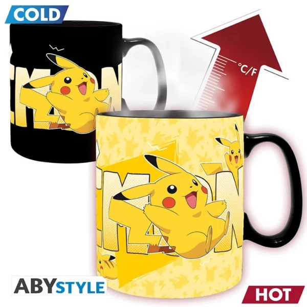 POKEMON - Mug Heat Change - 460 ml - Pikachu