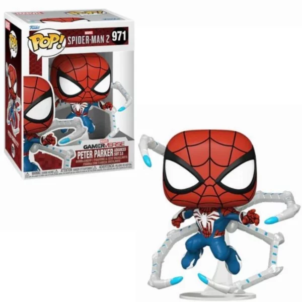 SPIDER-MAN 2 - POP Games N° 971 - Peter Parker (Advanced Suit 2.0)