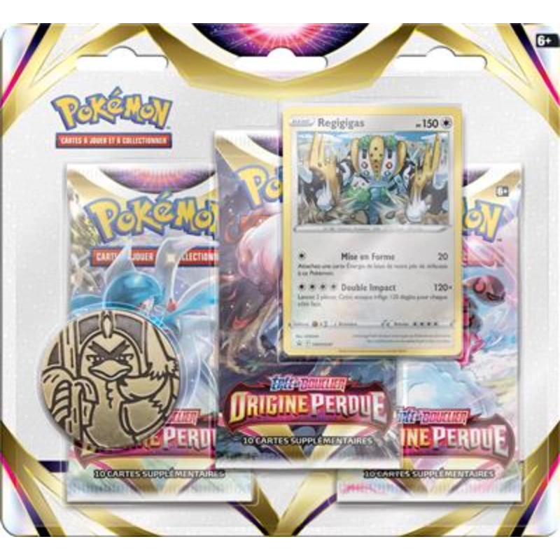 Pokémon - Coffret - Tripack 3 Boosters - Origine Perdue