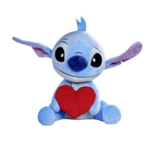 STITCH - Peluche Stitch avec Coeur - 50cm
